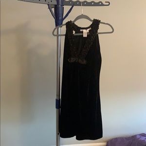 MAX STUDIO Black fancy mini dress Size XS